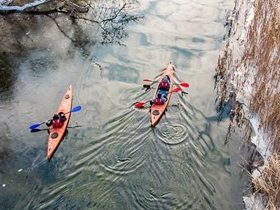 ForTouristTravel-Херсон-Каяк лед снег каяк