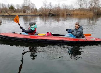 пара на каяке