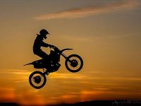 пейзаж закат мотоцикл эндуро николаев
